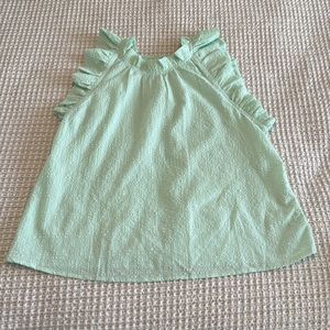 Mint green top
